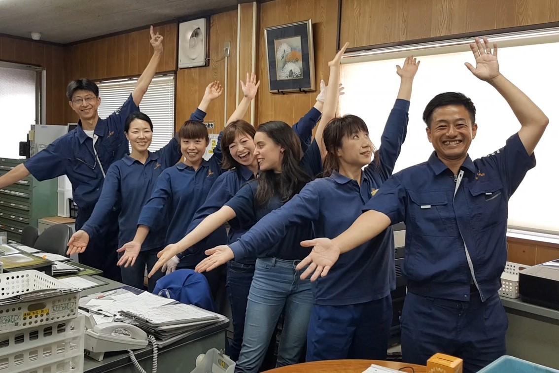 Working with Ohori Grinding Company team was a very constructive and enjoyable opportunity (photo credit: Takashi Fujita)