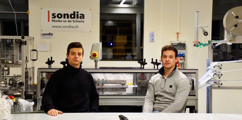 Rafael (left) and Gabriel (right) Sonderegger, founders of Sondia