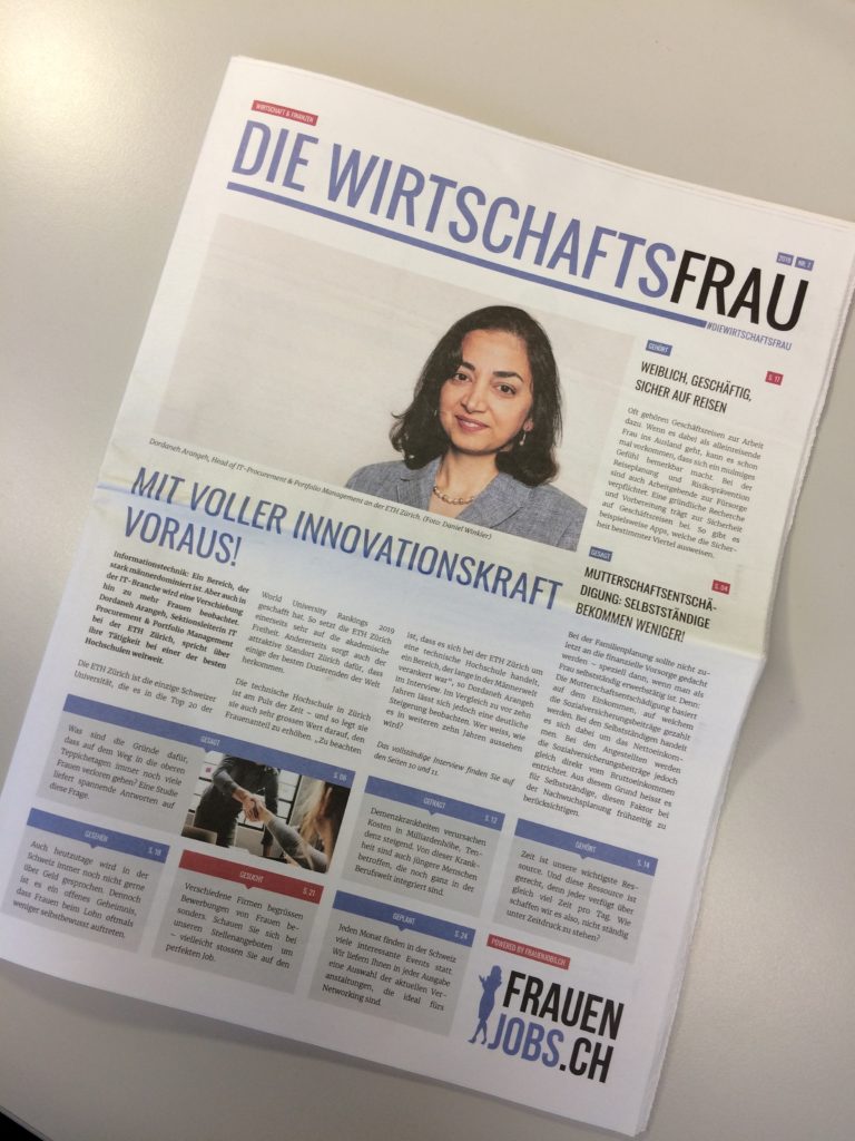 "Die Wirtschaftsfrau" issue No. 7 / 2019