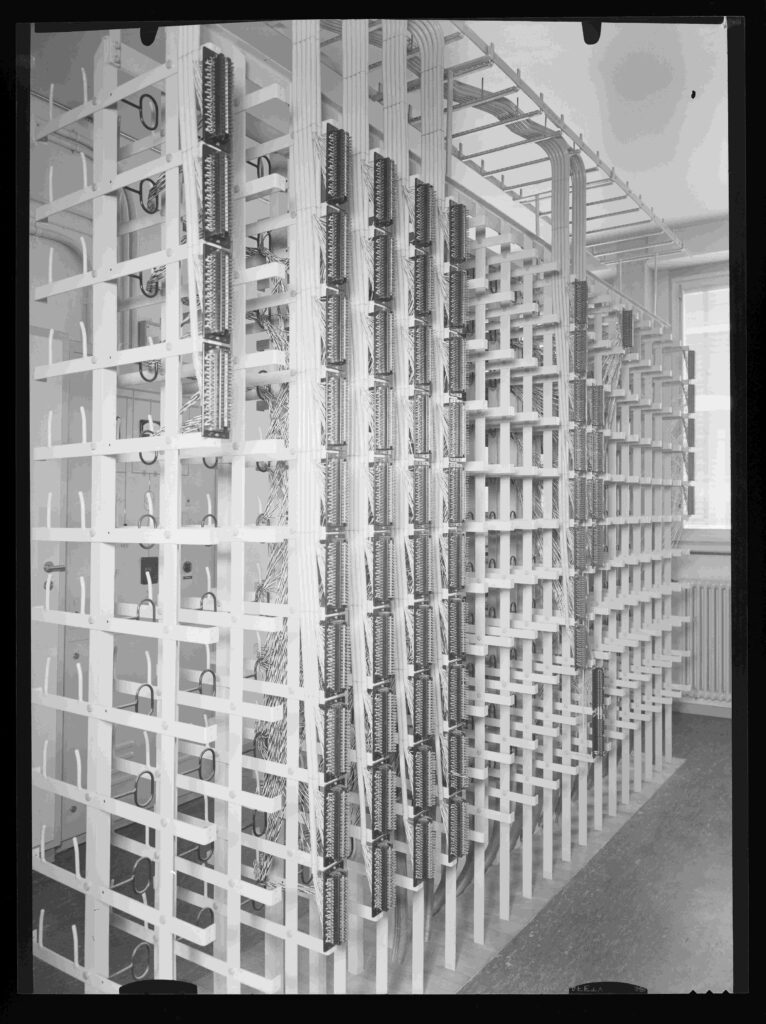 Telephone system at ETH Zurich, dated 23 January 1952