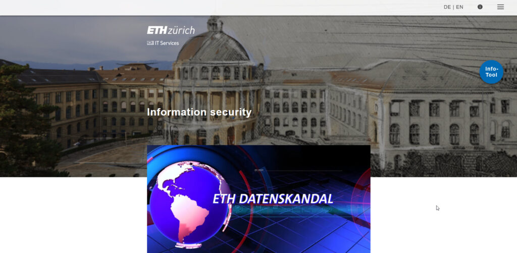  Learning objectives:
 You now know the most important measures to take in order to protect ETH Zurich and yourself against any IT security problems. 